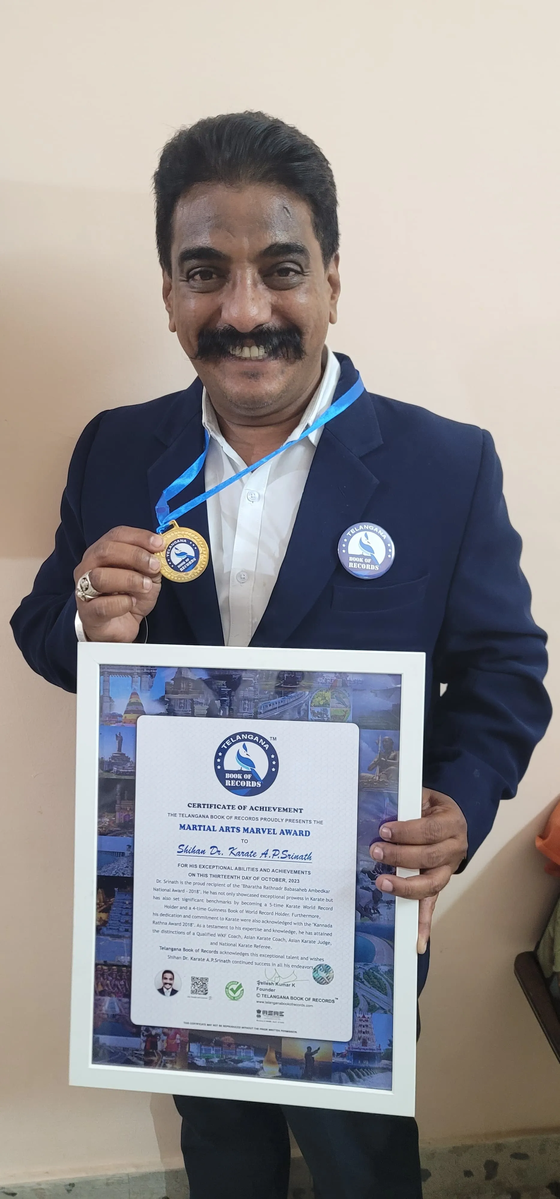 Shihan Dr. Karate A.P.Srinath